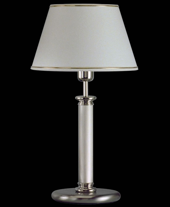lampara de mesa nikel Corynto
